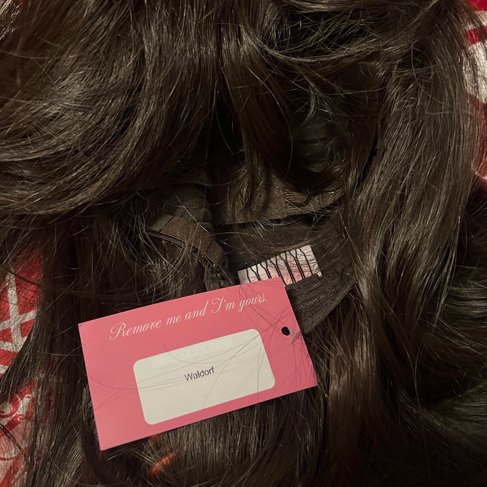 Black Wavy Hair Extension with Natural Texture